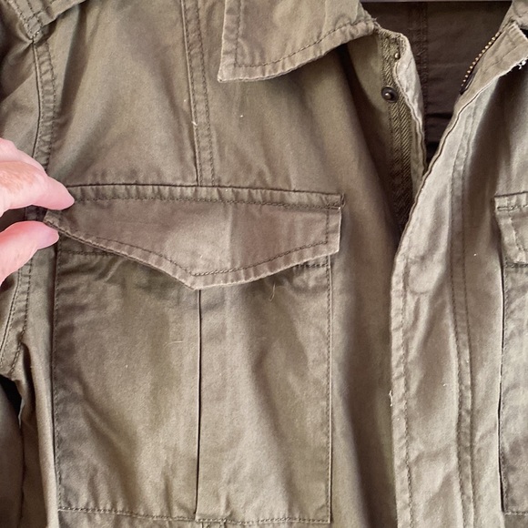 Khaki Green Utility Jacket - size M - Picture 2 of 9